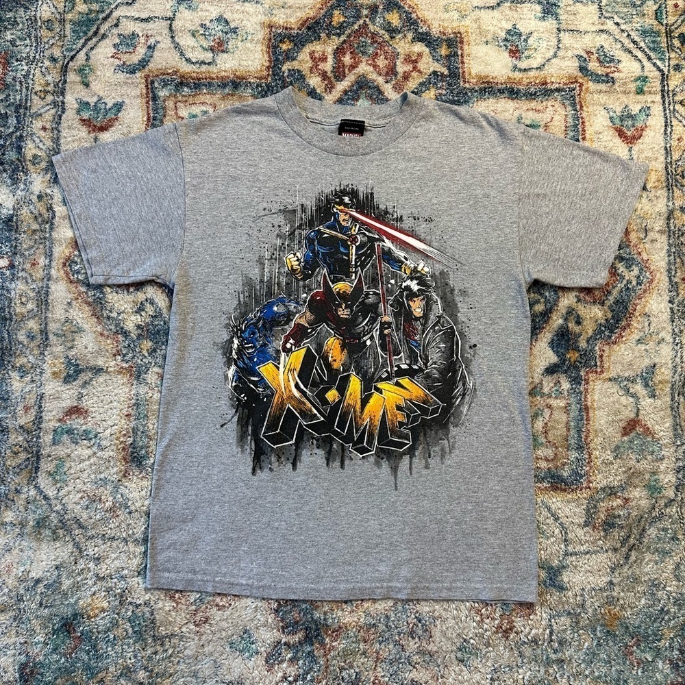 Vintage Marvel Mad Engine X-Men Characters T-shirt Medium